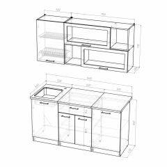 Кухонный гарнитур Симона стандарт 1600 в Озерске - ozersk.mebel24.online | фото 4