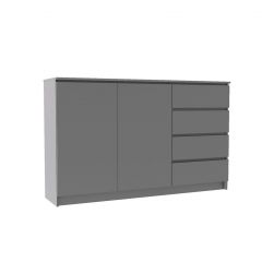 МОРИ МК 1600.1 Комод (графит) в Озерске - ozersk.mebel24.online | фото 2