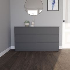 МОРИ МК 1380.6 Комод (графит) в Озерске - ozersk.mebel24.online | фото