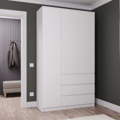 МОРИ МШ 1200.1 Шкаф (белый) в Озерске - ozersk.mebel24.online | фото