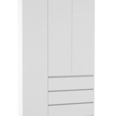 МОРИ МШ 1200.1 Шкаф (белый) в Озерске - ozersk.mebel24.online | фото 2