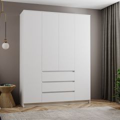 МОРИ МШ 1600.1 Шкаф (белый) в Озерске - ozersk.mebel24.online | фото
