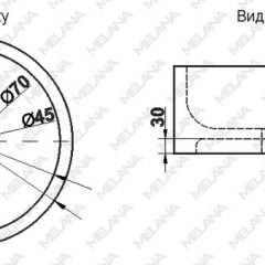 Накладная раковина melana mln-7076b (черная) в Озерске - ozersk.mebel24.online | фото 2