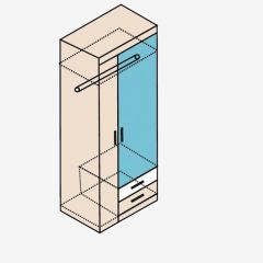 НИКА Н10з Шкаф для одежды в Озерске - ozersk.mebel24.online | фото 4