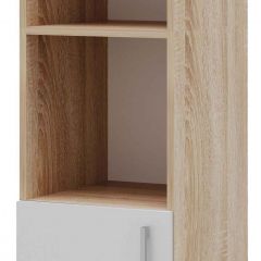 Пенал ПКС-8 Дуб сонома/Белый глянец в Озерске - ozersk.mebel24.online | фото