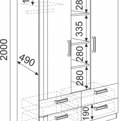 Подростковая Волкер (модульная) в Озерске - ozersk.mebel24.online | фото 11