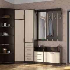 Прихожая ДИАНА-4 сек №29 (Венге/Дуб молочный) в Озерске - ozersk.mebel24.online | фото 3
