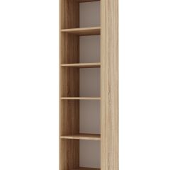 ИТАЛИЯ П-400 Пенал 2 дв. (Дуб сонома/Белый глянец) в Озерске - ozersk.mebel24.online | фото 2