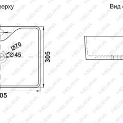 Раковина MELANA MLN-7291X в Озерске - ozersk.mebel24.online | фото 2