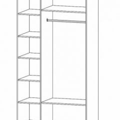 ГАММА Шкаф 3-х створчатый в Озерске - ozersk.mebel24.online | фото 2
