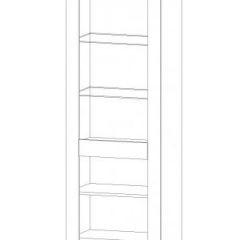 РЕГИНА Пенал со стеклом (анкор) в Озерске - ozersk.mebel24.online | фото 2