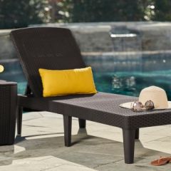 Шезлонг Джайпур (Jaipur Sun lounger) виски-коричневый в Озерске - ozersk.mebel24.online | фото 3