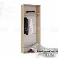 ФЛАЙ Шкаф 2-х створчатый ШК-04 (дуб сонома/белый) в Озерске - ozersk.mebel24.online | фото 4