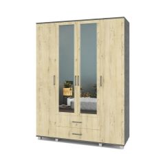 ЕВА Шкаф 4-х дверный Е43 в Озерске - ozersk.mebel24.online | фото 7