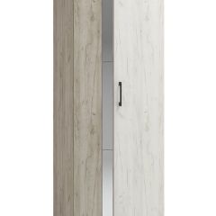 Шкаф Эмма (Дуб Крафт серый/белый) в Озерске - ozersk.mebel24.online | фото
