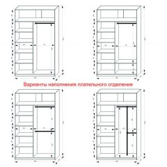 Шкаф-купе 1400 серии SOFT D1+D3+B2+PL1 (2 ящика+1штанга) профиль «Графит» в Озерске - ozersk.mebel24.online | фото 7