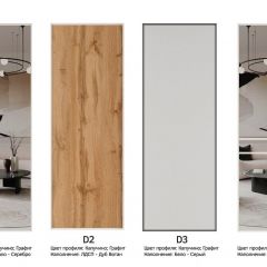 Шкаф-купе 1400 серии SOFT D1+D3+B2+PL1 (2 ящика+1штанга) профиль «Графит» в Озерске - ozersk.mebel24.online | фото 9