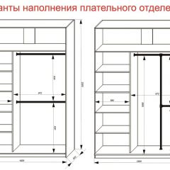 Шкаф-купе 1600 серии SOFT D6+D4+B2+PL2 (2 ящика+1штанга+1 полка) профиль «Капучино» в Озерске - ozersk.mebel24.online | фото 9