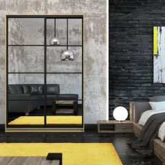 Шкаф-купе Лофт 1600 Шк16-47 (Дуб Сонома) в Озерске - ozersk.mebel24.online | фото 9