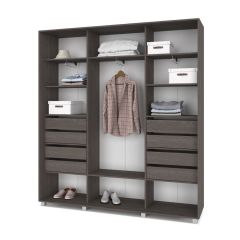 МАРТИН Шкаф-купе Анкор темный (2200*450) М421 в Озерске - ozersk.mebel24.online | фото 4