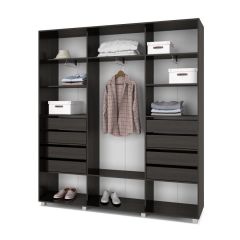 МАРТИН Шкаф-купе Венге (2200*450) М421 в Озерске - ozersk.mebel24.online | фото 4