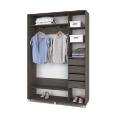 РОЛАНД Шкаф-купе Анкор темный (450*1500) Р451 в Озерске - ozersk.mebel24.online | фото 4