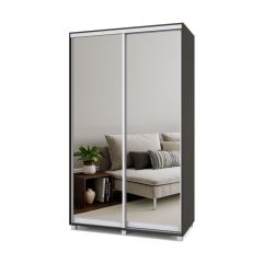 РОЛАНД Шкаф-купе с зеркалами Венге (450*1300) Р433 в Озерске - ozersk.mebel24.online | фото 2