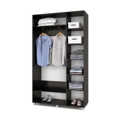 РОЛАНД Шкаф-купе с зеркалами Венге (450*1300) Р433 в Озерске - ozersk.mebel24.online | фото 3