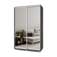 РОЛАНД Шкаф-купе с зеркалами Венге (450*1400) Р443 в Озерске - ozersk.mebel24.online | фото 2