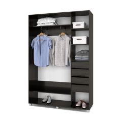 РОЛАНД Шкаф-купе с зеркалами Венге (450*1700) Р473 в Озерске - ozersk.mebel24.online | фото 4