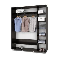 РОЛАНД Шкаф-купе с зеркалами Венге (450*1800) Р483 в Озерске - ozersk.mebel24.online | фото 2