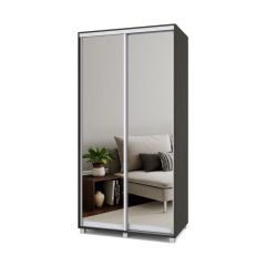 РОЛАНД Шкаф-купе с зеркалами Венге (600*1100) Р613 в Озерске - ozersk.mebel24.online | фото