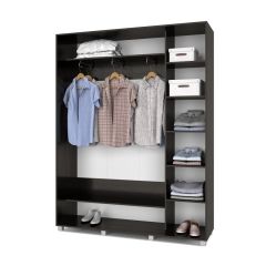 РОЛАНД Шкаф-купе с зеркалом Венге (450*1700) Р472 в Озерске - ozersk.mebel24.online | фото 3