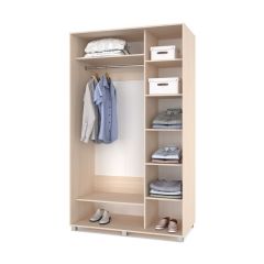 РОЛАНД Шкаф-купе зеркалом Млечный дуб (600*1500) Р652 в Озерске - ozersk.mebel24.online | фото 2