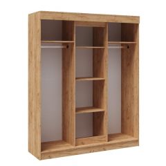 Шкаф-купе ТВИСТ Белый/Дуб крафт золотой в Озерске - ozersk.mebel24.online | фото 2