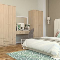 Шкаф Нина (М6) Ясень шимо светлый в Озерске - ozersk.mebel24.online | фото
