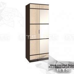 Шкаф 2-х створчатый Сакура + Зеркало (венге/лоредо) в Озерске - ozersk.mebel24.online | фото 2