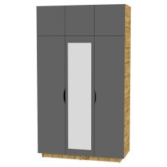 Шкаф с зеркалом "Аврора (H21_M)" в Озерске - ozersk.mebel24.online | фото 19