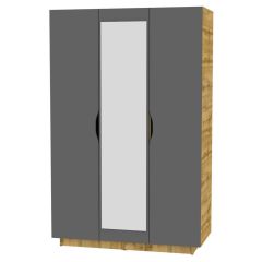 Шкаф с зеркалом "Аврора (H24_M)" в Озерске - ozersk.mebel24.online | фото 2