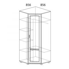 Шкаф угловой №243 Белла в Озерске - ozersk.mebel24.online | фото 2
