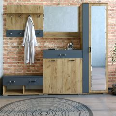 Шкаф ун-й с зеркалом НКМ Бостон Секция 5 в Озерске - ozersk.mebel24.online | фото 2