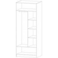 ДИАНА Шкаф 2-х створчатый в Озерске - ozersk.mebel24.online | фото 2