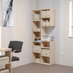 Стеллаж Элемент-2 (дуб сонома) в Озерске - ozersk.mebel24.online | фото 3