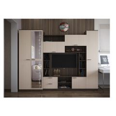 Стенка Марта 11 (Венге/Беленый дуб) в Озерске - ozersk.mebel24.online | фото 3