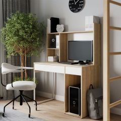 Стол письменный с надстройкой НКМ Эдем-1 в Озерске - ozersk.mebel24.online | фото 4