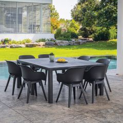 Стол раскладной Джули (Julie Double table 2 configurations) Графит в Озерске - ozersk.mebel24.online | фото 7