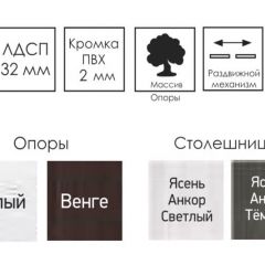 Стол раскладной Ялта-2 (опоры массив резной) в Озерске - ozersk.mebel24.online | фото 4