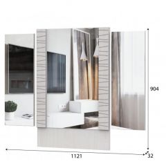 ГАММА 20 Стол туалетный + Зеркало (Серия №4) в Озерске - ozersk.mebel24.online | фото 3