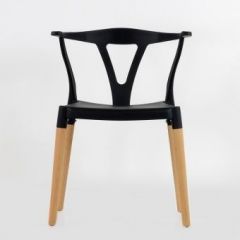 Стул Barneo N-218 Wishbone интерьерный кухонный черный в Озерске - ozersk.mebel24.online | фото 3