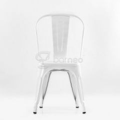Стул Barneo N-240 Tolix (RAL9003 Белый) в Озерске - ozersk.mebel24.online | фото 2